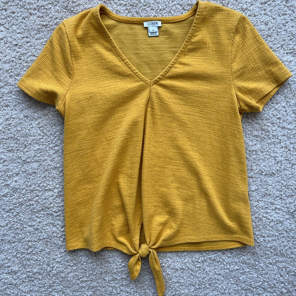 Jcrew Tie Short Sleeve